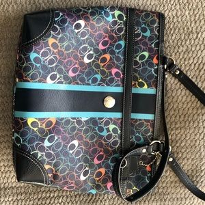 Gorgeous Coach Chelsea Heritage Patent leather shoulder bag F15139